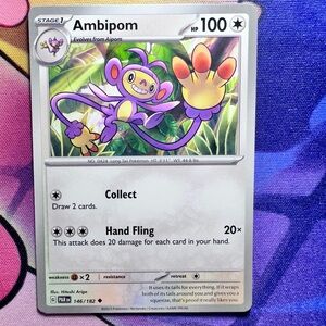 ambipom (146/182) - uncommon — pokémon: paradox rift